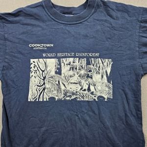 Vintage Rainforest Shirt World Heritage Cooktown Australia XL Single Stitch